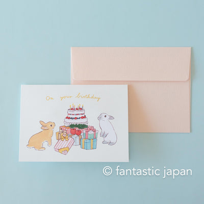 Schinako Moriyama greeting card -On your birthday-