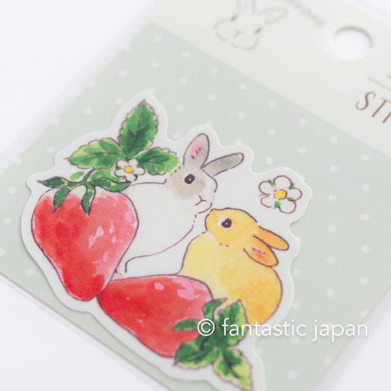 Schinako Moriyama sticker -Hide and Seek in strawberries-