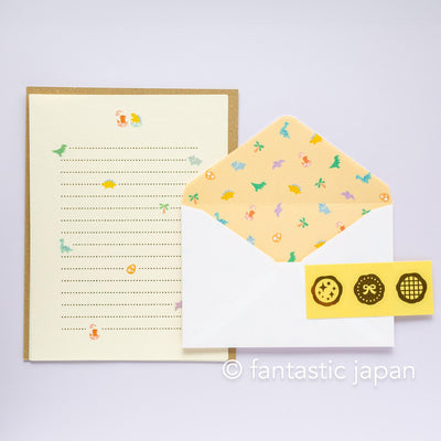 EL COMMUN  Letter set / papoter -dinosaur-