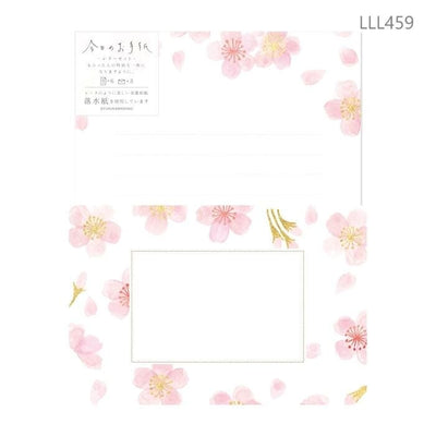 Japanese washi letter writing set -cherry blossoms- / FURUKAWA SHIKO/