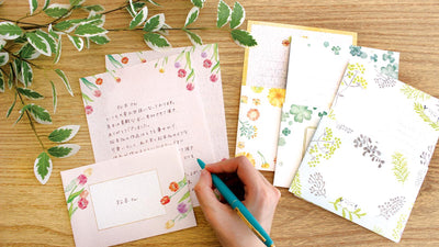 Japanese washi letter writing set -tulips- / FURUKAWA SHIKO/