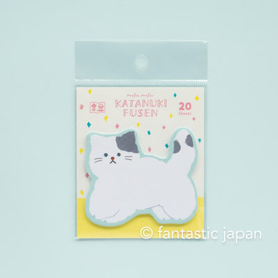 Die-cut Sticky Notes -fluffy cat-