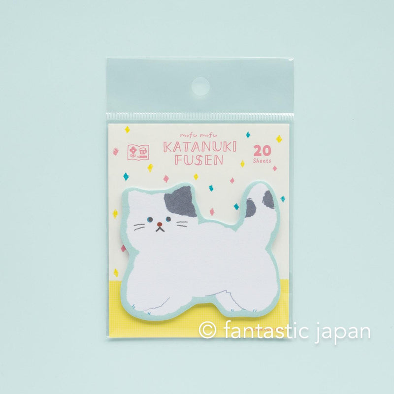 Die-cut Sticky Notes -fluffy cat-