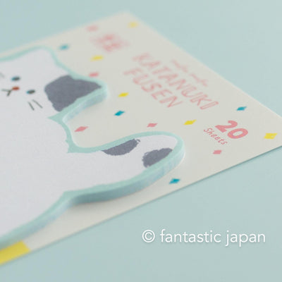 Die-cut Sticky Notes -fluffy cat-