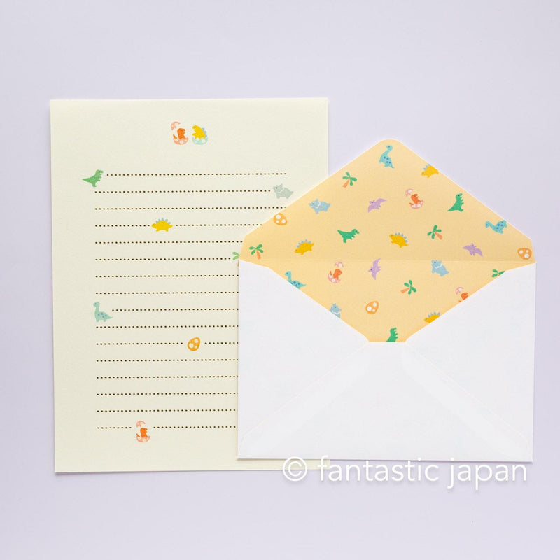 EL COMMUN  Letter set / papoter -dinosaur-