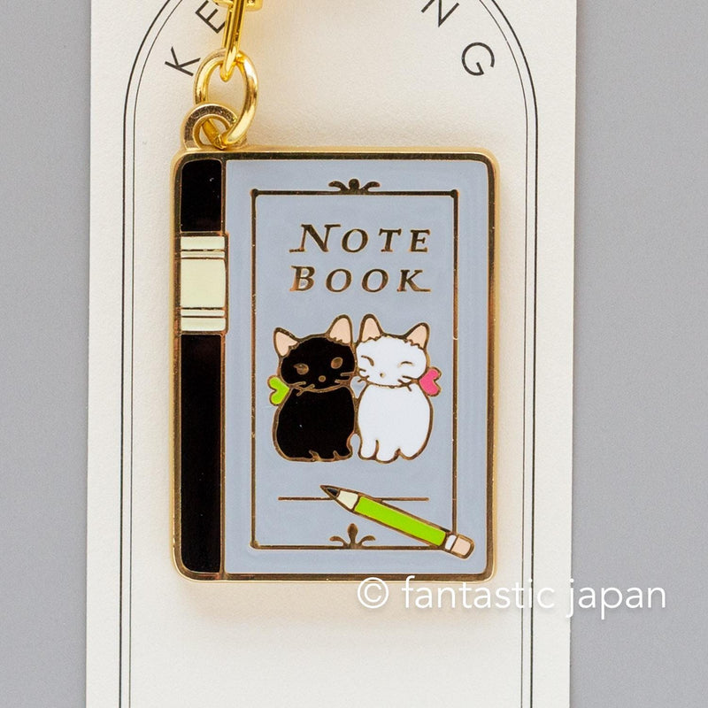 Pottering cat metal Key chain -notebook-