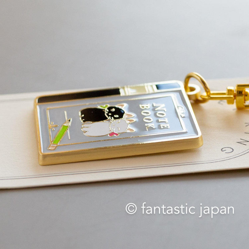 Pottering cat metal Key chain -notebook-
