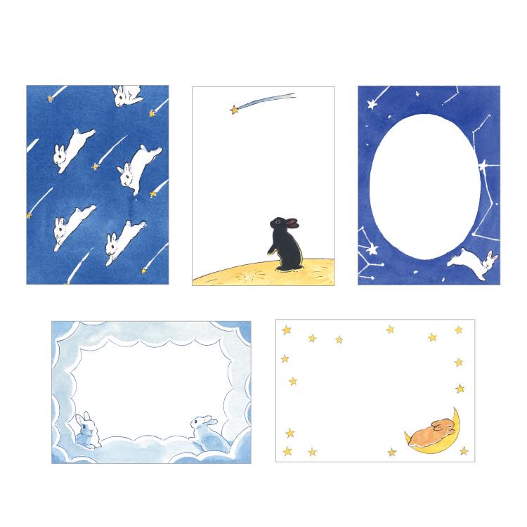 Schinako Moriyama memo pad -Stars and rabbits-