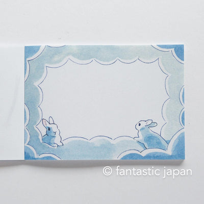 Schinako Moriyama memo pad -Stars and rabbits-