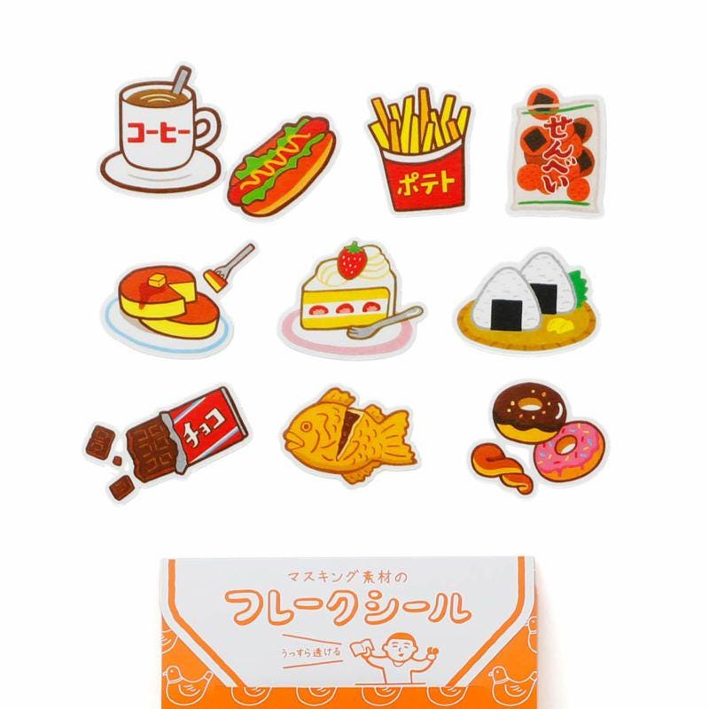 Hightide flake sticker / new retro -food-