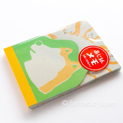 Hightide straw paper memo pad -dog-