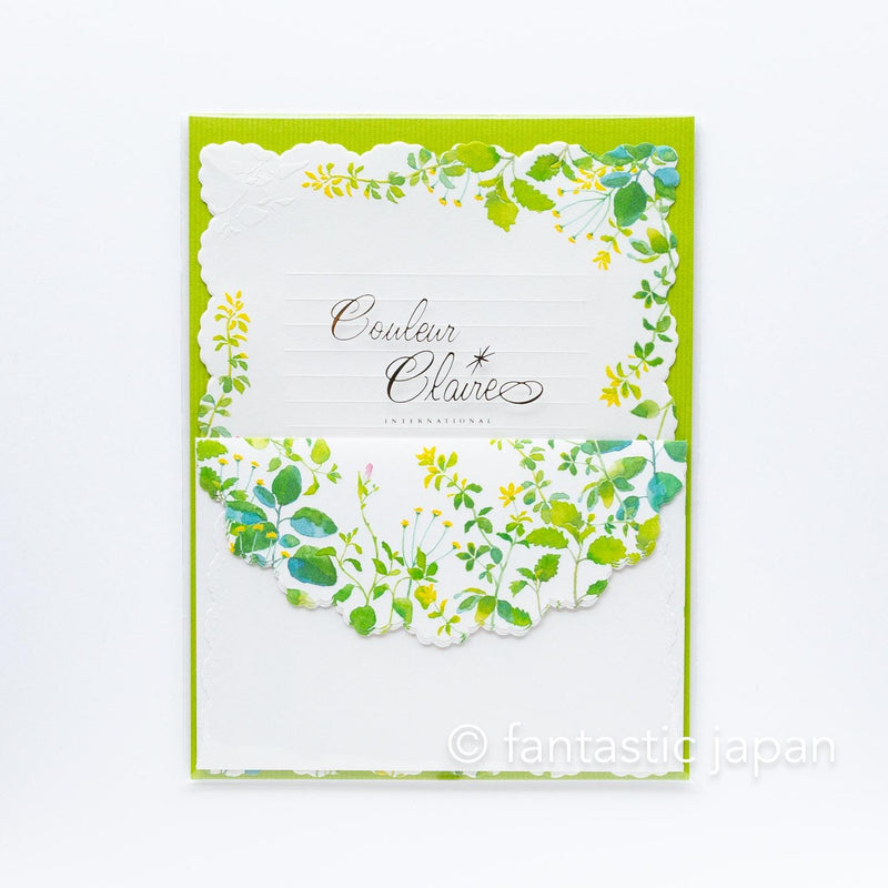 Letter Set -couleur claire "green garden"-