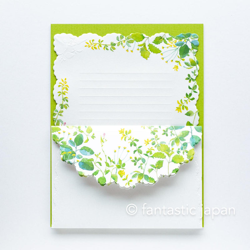 Letter Set -couleur claire "green garden"-