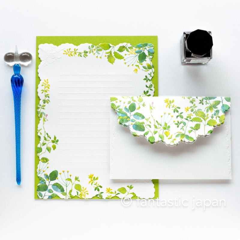 Letter Set -couleur claire "green garden"-