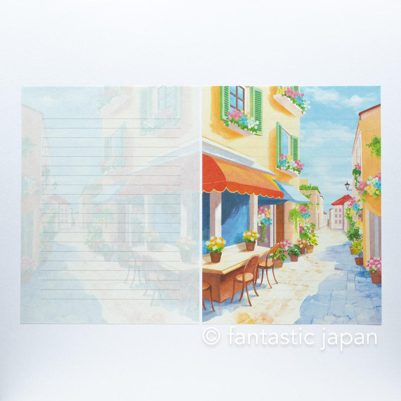 Translucent  Scenery Letter set -Cat and cafe-