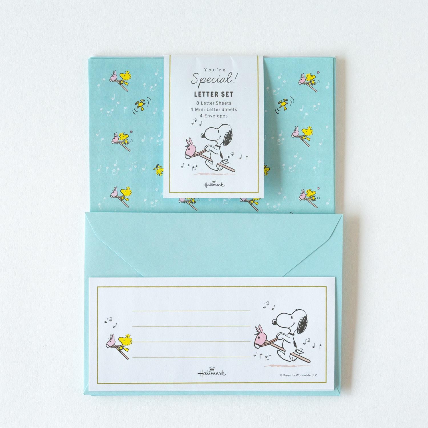Hallmark / Peanuts letter set -Snoopy and the toy horse- – Fantastic Japan