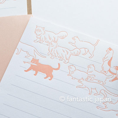 Letterpress letter set / ah la la  -cats- by EL COMMUN