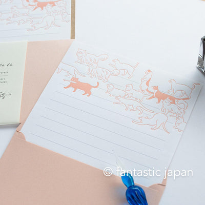 Letterpress letter set / ah la la  -cats- by EL COMMUN