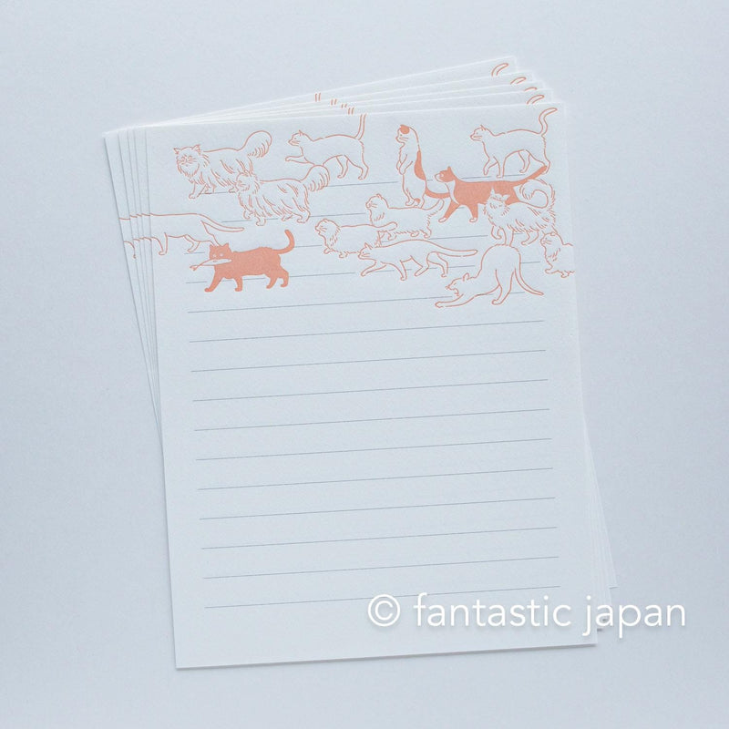 Letterpress letter set / ah la la  -cats- by EL COMMUN