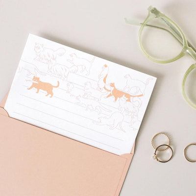 Letterpress letter set / ah la la  -cats- by EL COMMUN