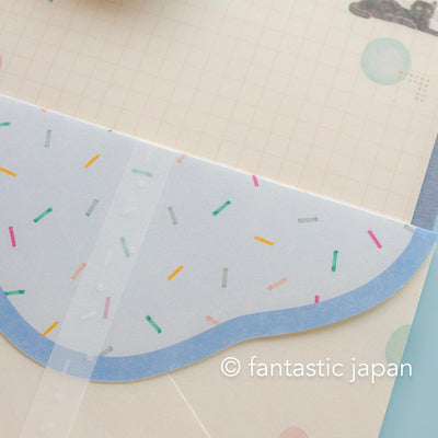 Japanese Washi letter set / awairo -slumber-