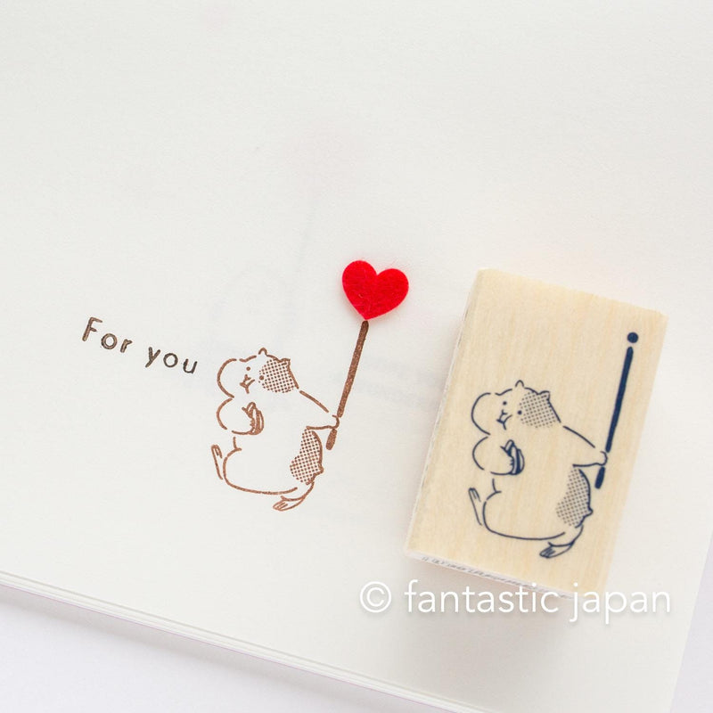 Rubber stamp / The buddy of masking tapes -hamster-