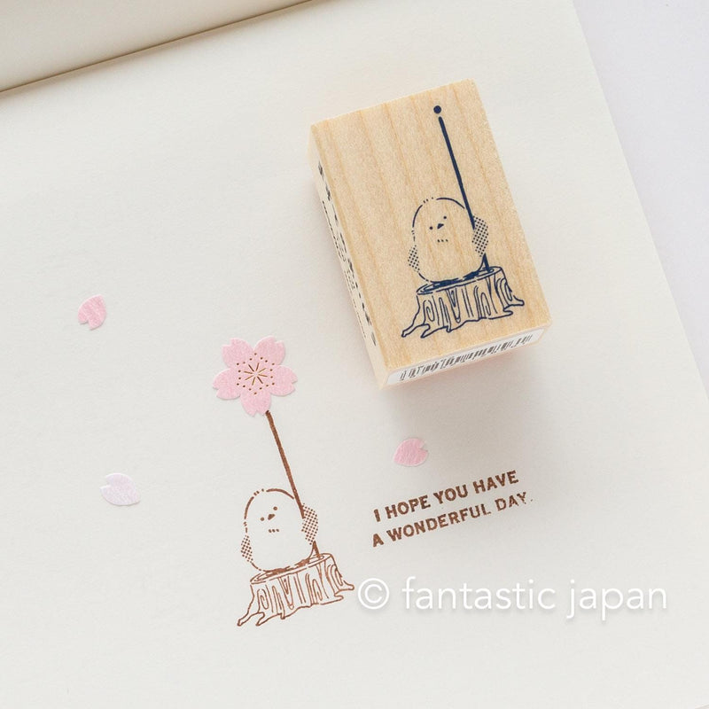 Rubber stamp / The buddy of masking tapes -long tailed tit-