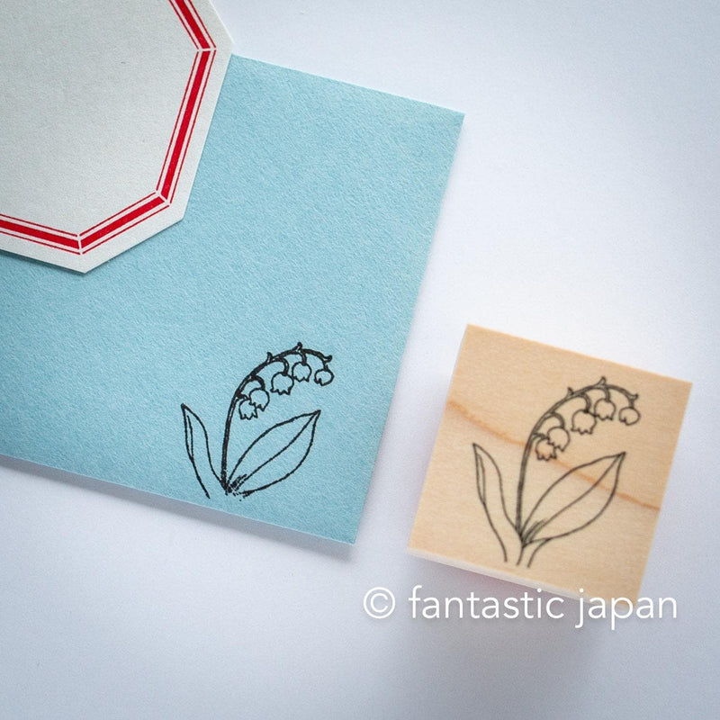 Hütte paper works Stamp -lily of the valley-