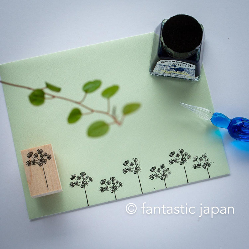 Hütte paper works Stamp -race flower-