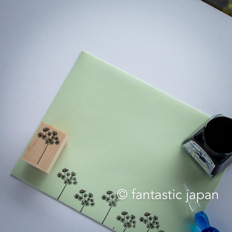 Hütte paper works Stamp -race flower-