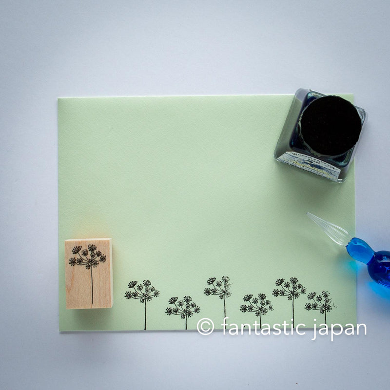Hütte paper works Stamp -race flower-