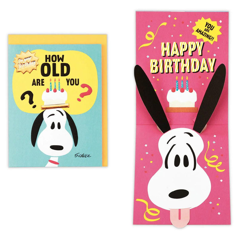 Hallmark / PEANUTS Pop-up birthday card -Surprise-