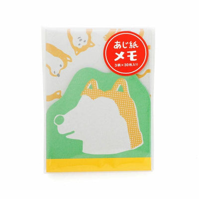 Hightide straw paper memo pad -dog-