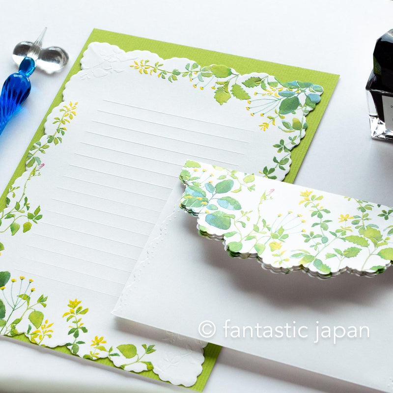 Letter Set -couleur claire "green garden"-