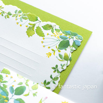 Letter Set -couleur claire "green garden"-