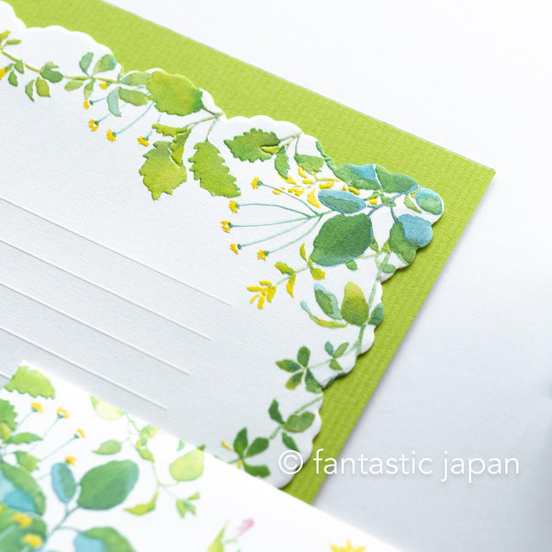 Letter Set -couleur claire "green garden"-