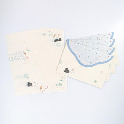 Japanese Washi letter set / awairo -slumber-