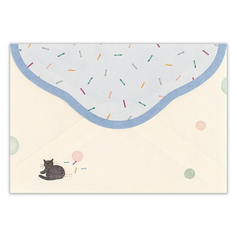 Japanese Washi letter set / awairo -slumber-