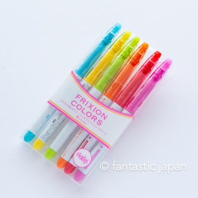 PILOT Frixion colors set of 6 colors / Erasable Highlighter