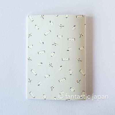 A5 size everyday notebook -long tailed tit-