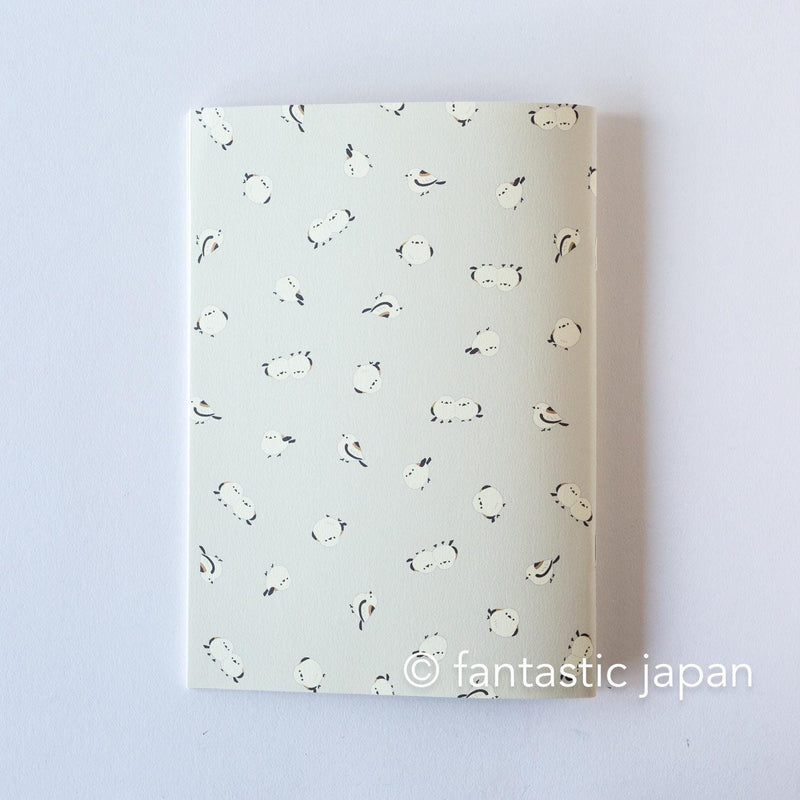 A5 size everyday notebook -long tailed tit-