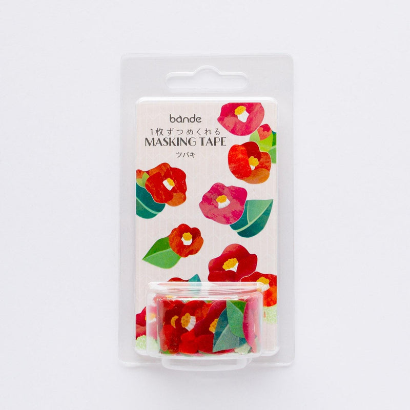 bande Masking Washi Roll Sticker -camellia-