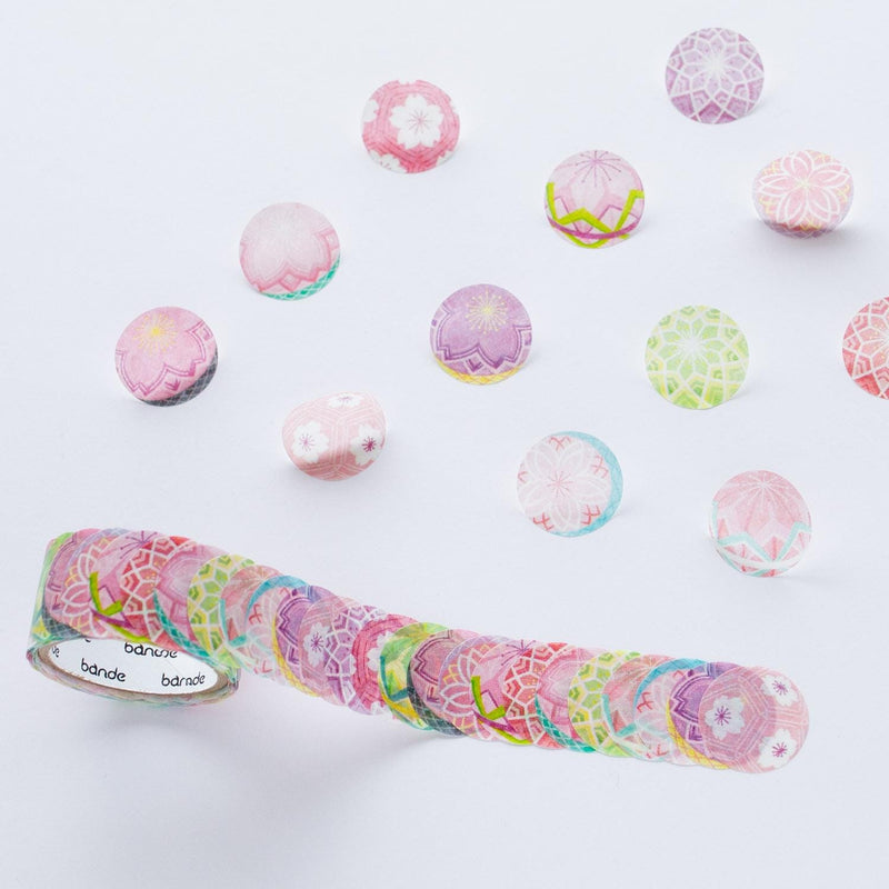 bande Masking Washi Roll Sticker -temari ball-