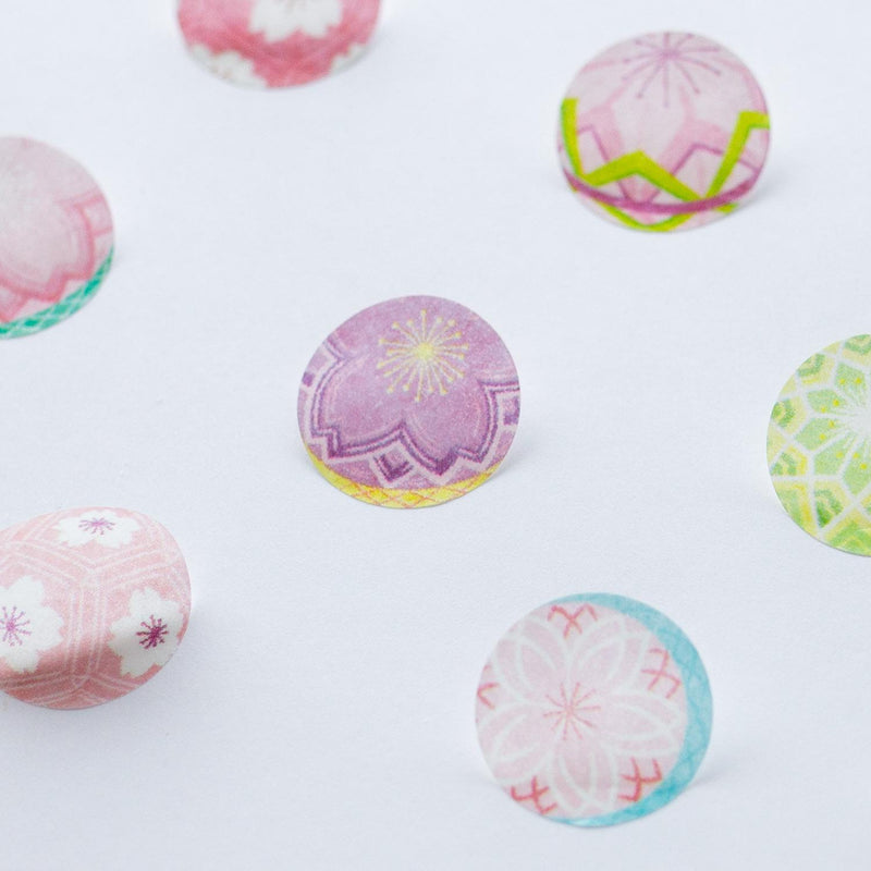 bande Masking Washi Roll Sticker -temari ball-
