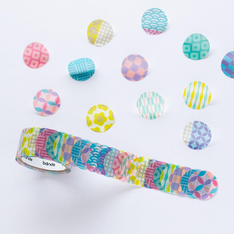 bande Masking Washi Roll Sticker -Japanese traditional design-