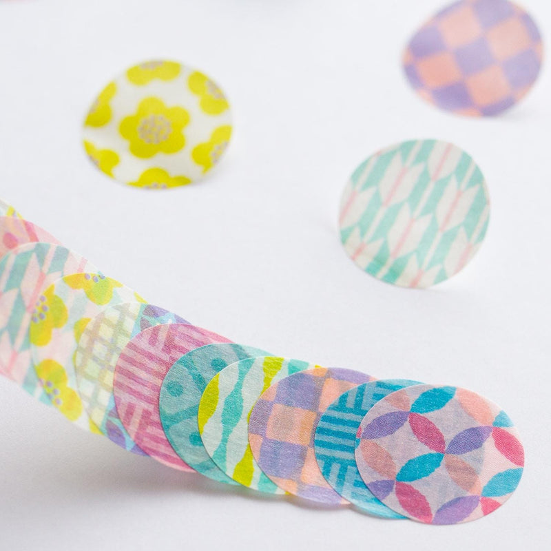 bande Masking Washi Roll Sticker -Japanese traditional design-