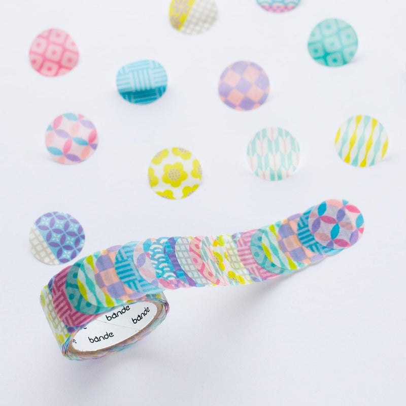 bande Masking Washi Roll Sticker -Japanese traditional design-