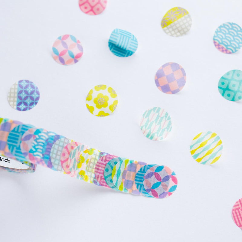 bande Masking Washi Roll Sticker -Japanese traditional design-