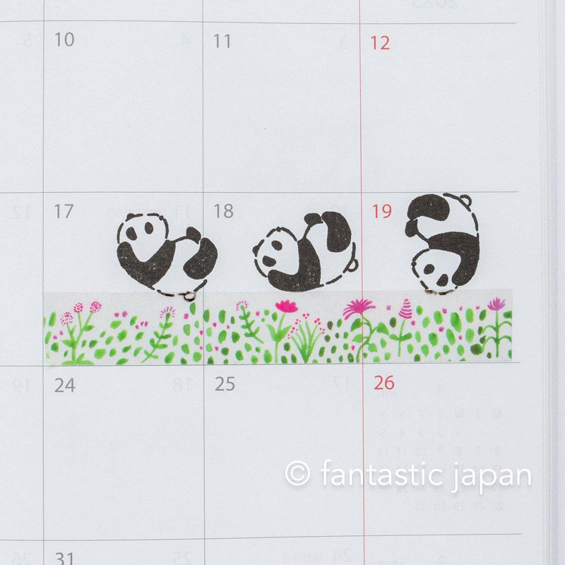Rubber stamp / The buddy of masking tapes -panda-