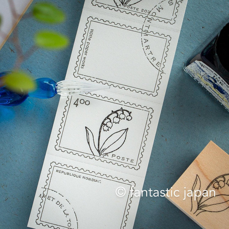 Hütte paper works Stamp -lily of the valley-